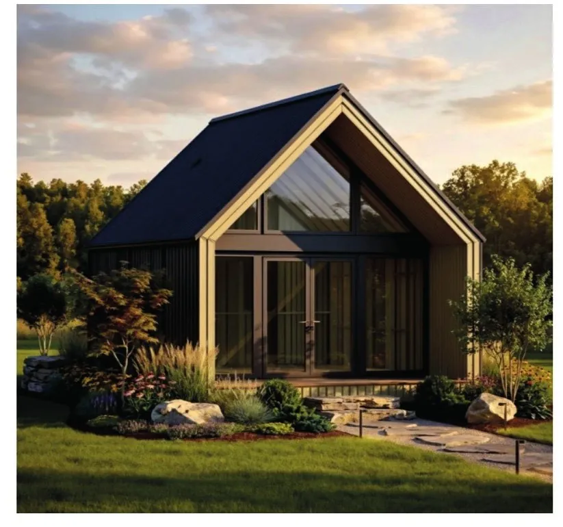NORD 49 – Compact barnhouse with a double-height living space.